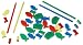 Heros Angelspiel Magnetic, aus Holz mit Magnet, 4 Angeln und 36 Fischen