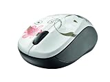 Trust Vivy Wireless Mini Mouse - Grey Flowers