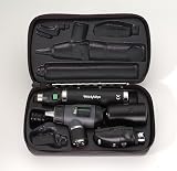 Diagnostic Set with Standard Ophthalmoscope, Pneumatic Otoscope, Direct Plug-In Handle in Hard Case