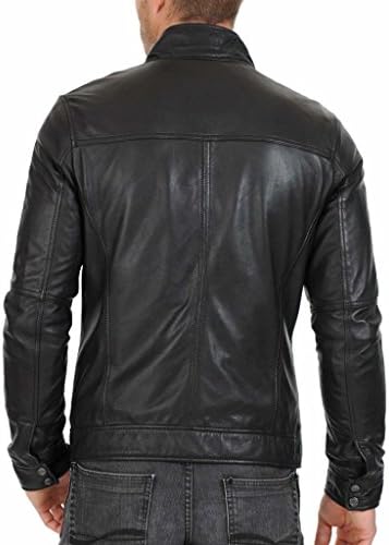 Standard Leather Mens Motorcycle leather jacket - Small