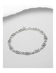 Butterfly Bracelet In 92.5 Sterling Silver