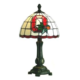 Traditions Artglass OSU400 Ohio State Collegiate Accent Table