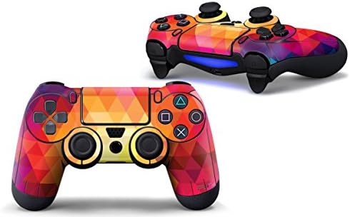 Color Triangle Kaleidoscope PS4 Controller Skin