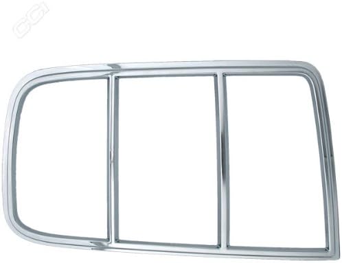 CCITLB26845 Chrome Tail Light Bezel Trim Kit 05 06 07 08 09 Ford Mustang- Pack of 2
