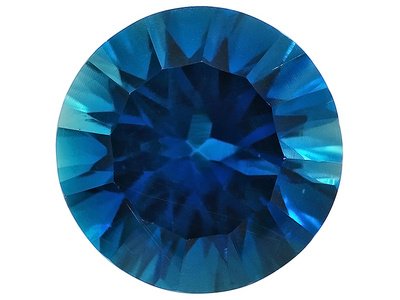 Childrens Toyshop  Jewelry : MIN 3.50CT 10MM ROUND LONDON BLUE TOPAZ
