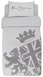 ZAP BEN SHERMAN GREY TONAL SINGLE DUVET SET