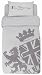 Zap Ben Sherman Grey Tonal Duvet Set, Single
