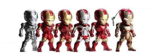 Kids nations アイアンマン3 イヤホンジャック シリーズ001 6種セット