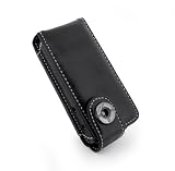 Tuff-Luv Classic Leather Case Cover for iRiver E50 MP3 Player - Black