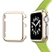 Apple Watch Case,Teslasz 42 MM Aluminum Protective Shell Bumper Cases Covers for Apple iWatch All Models (Gold 42 MM)