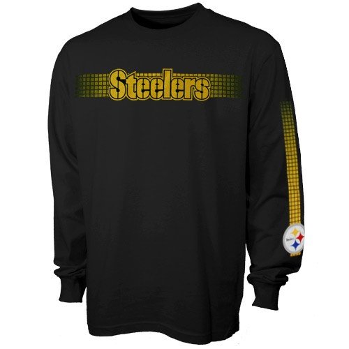 Pittsburgh Steelers Black Flea Flicker Long Sleeve T-shirt