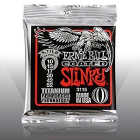 Ernie Ball 3115 Coated Electric STHB Slinky Guitar Strings