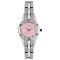 Fossil Women's Dress Pink Dial Stainless Steel Watch #AM4123
