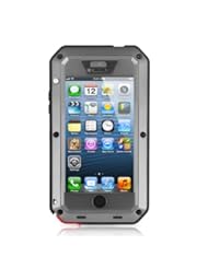 CE: Alienwork Armour Extreme Case for iPhone 5/5S splash proof Bumper Cover Shock Proof Metal silver AP512-03 - Alienwork