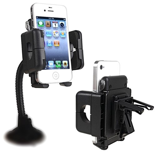 GTMax Windshield Car Mount Holder with Large Suction Cup for HTC EVO 4G Cell Phone