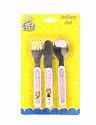 DNC Fifi And The Flowertots Tea Party Cutlery Set, 3 Piece, Metal