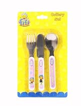 DNC Fifi And The Flowertots Tea Party Cutlery Set, 3 Piece, Metal