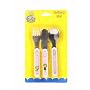 DNC Fifi And The Flowertots Tea Party Cutlery Set, 3 Piece, Metal