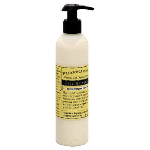 Pharmacopia Ginger Lotion with 70% Organic Ingredients, 8-Ounce Bottles by Pharmacopia