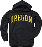 Oregon Ducks Black Arch Hooded Sweatshirt