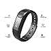 OUMAX® FIT T1S Activity and Fitness Tracker(Pack Includes 3 Colored Bands in Black/Green/Red)