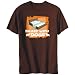 T-Shirt Mens Brown I sleep with dogs Cavalier King Charles Spaniel Dogs