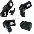 BLACK Portable Folding Speakers For Iphone, iPad, Mac, iMac, Ipod Touch 3G, Touch 2G, Classic, Nano (All Generations), Mini, Shuffle & Many Other Devices.