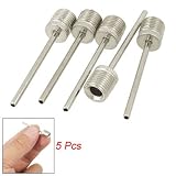 5 Pcs Soccer Basketball Ball Pump Needles Inflate Adapter