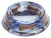 K9 Designer Dog Bowl, Blue with Brown Bones, Small
