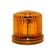Fortune PL-300AJ-RCS03 Battery Powered Ultra Bright LED Remote Control Police Beacon, Frequency 3, 6" Diameter x 5" Height, Amber
