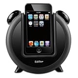 Edifier i-F200 Plus Double Bell Alarm Clock Retro iPod Docking Station/Charger - Black