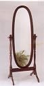 Cherry Finish Cheval Mirror By Acme Furniture