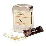 Tsp Spices Organic Fennel Seed, 12 One-teaspoon Packets, 8-Ounce Tins (Pack of 3)