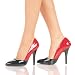 SEDUCE-423, 5 Two-Tone Pump with V-Shape Topline up to Size 14
