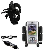 Samsung SCH-R400 Auto Vent Holder with Car Charger - Uses Gomadic TipExchange