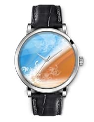 SPRAWL Aanalog Fashion Series Silver Ladies Watches of Genuine Black Leather Strap,Unique Wrist Watch for Women Girls Designed with Beautiful floral corners