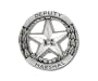 Legends of the Wild West Deputy Marshal Die Cast Badge with Safe and Easy Magnetic Clip