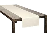 Mistral - Chemin de table XXL - 43 x 240 cm - Ecru (Import Grande Bretagne)