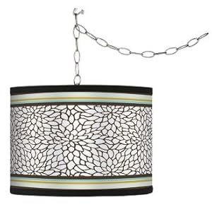 Stacy Garcia Countess Dahlia Giclee Plug-In Swag Chandelier