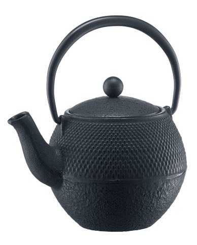 Bodum Assam 34-Ounce Cast-Iron Tea Press with Stainless Steel Filter