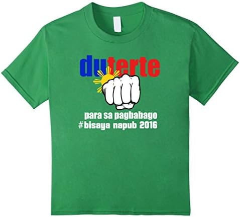 Kids Duterte t shirts, Duterte For President Philippines DU30 8 Grass
