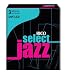 Rico Select Jazz Alto Sax Reeds, Unfiled, Strength 3 Strength Medium, 10-pack