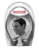 Maxell NB/HB-210 Stereo Line Neckband Head Buds, Silver