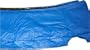Jumpking 14 ft. FRAME Trampoline Safety Pad, 10 in. WIDE BLUE - Cut-outs for Enclosure Poles: Trampoline Parts JK14P-10B