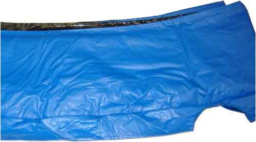 Jumpking 14 ft. FRAME Trampoline Safety Pad 10 in. WIDE BLUE Cut outs for Enclosure Poles Trampoline Parts JK14P 10B