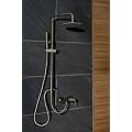 Massage Shower Dusche / Duschwand / Duschpaneel mit Handbrause und Duschkopf - Duscharmatur, Komplettdusche / Duschsystem mit Regendusche, Brauseschlauch, Duschs�ule Armaturen Chrom, Duscharmaturen mit Duschstange-Brause ohne Mischbatterie