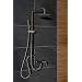 Massage Shower Dusche / Duschwand / Duschpaneel mit Handbrause und Duschkopf - Duscharmatur, Komplettdusche / Duschsystem mit Regendusche, Brauseschlauch, Duschs�ule Armaturen Chrom, Duscharmaturen mit Duschstange-Brause ohne Mischbatterie