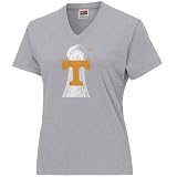 Nike Tennessee Volunteers Ash Ladies Double Logo T-shirt