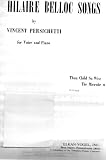 THE MICROBE from Hilaire Belloc Songs by Vincent Persichetti for Voice and Piano