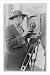 Historic Print (L): [Frances Benjamin Johnston, 1864-1952, half length, facing front, adjusting lens of larg